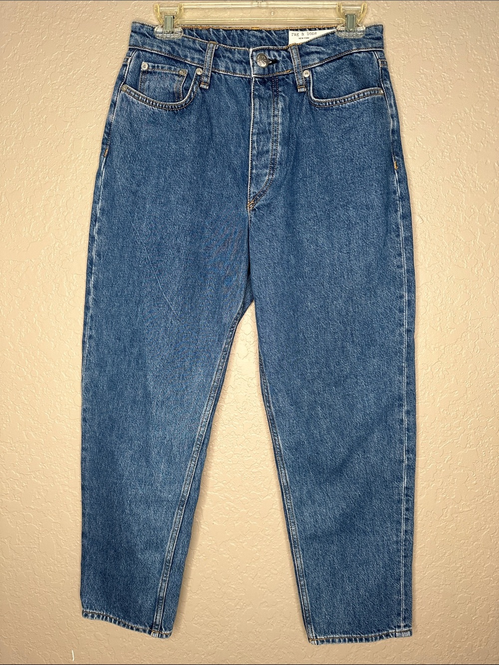 rag & bone high rise barrel Jean - Picture 6 of 12